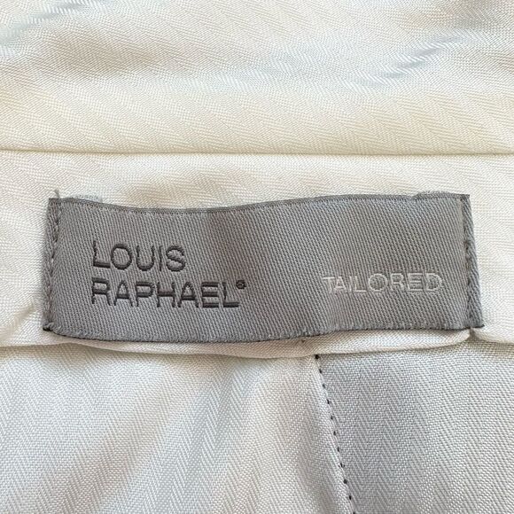 🔃Louis Raphael Men's Gray Tailored Straight Leg Dress Pants - Picture 7 of 9